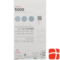 Venosan 5002 A-d Kkl2 M Short Open Black 1 pair