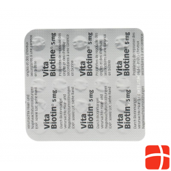 Vita Biotin Tabletten 5mg 100 Stück