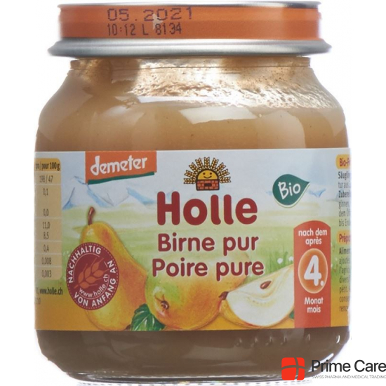 Holle Pure Pear from the 4th month Organic 125g buy online