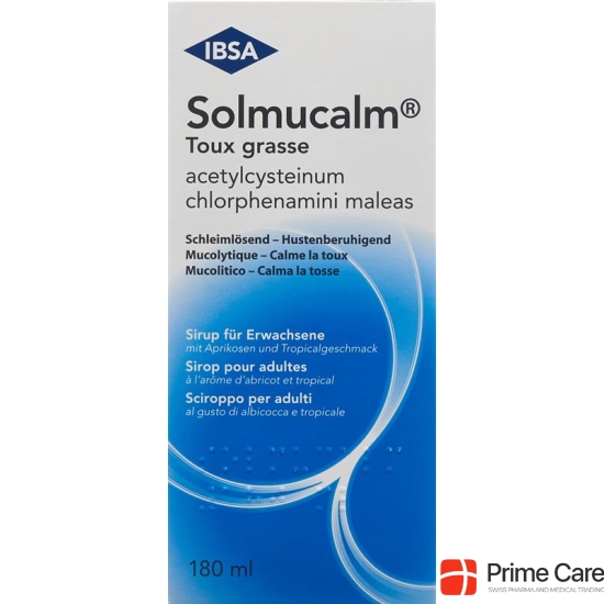 Solmucalm Erkältungshusten für Erwachsene 180ml buy online