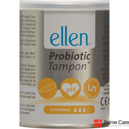 Ellen Normal Probiotic Tampon (neu) Dose 12 Stück buy online