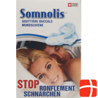 Somnoli's mouth splint against snoring