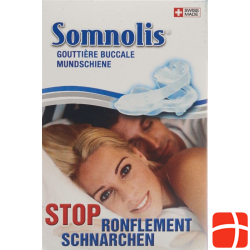 Somnoli's mouth splint against snoring