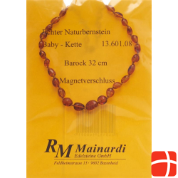 Mainardi Bernstein Babykette Barock 32cm Magnetverschluss