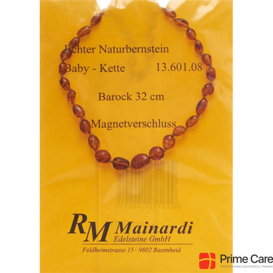 Mainardi Bernstein Babykette Barock 32cm Magnetverschluss buy online