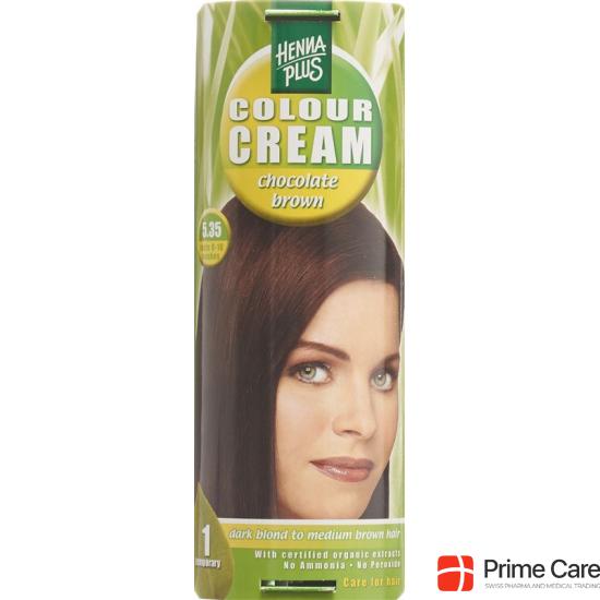 Henna Plus Colour Cream 5.35 Chocolat Braun 60g buy online