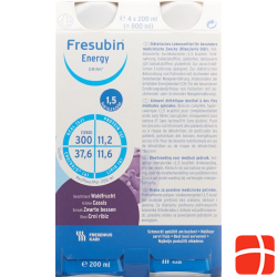 Fresubin Energy Drink Cassis 4x 200ml