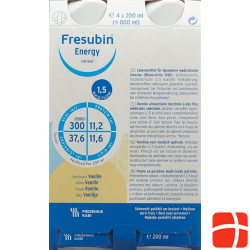 Fresubin Energy Drink Vanille 4x 200ml