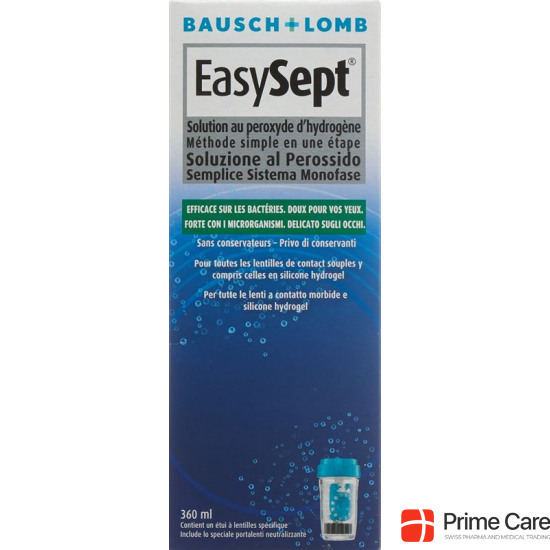 Bausch & Lomb Easysept Peroxidlösung 360ml buy online