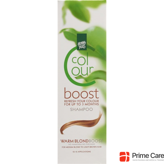 Henna Plus Colour Boost Shampoo Warm Blond 200ml buy online