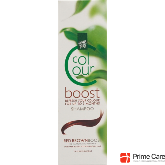 Henna Plus Colour Boost Shampoo Red Brown 200ml buy online