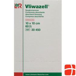 Vliwazell Set 1 Saugkompresse 10x10cm Steril 60 Stück