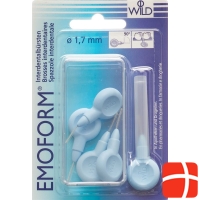 Emoform Interdentalbürsten 1.7mm Hellblau 5 Stück