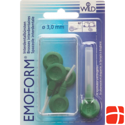 Emoform Interdentalbürsten 3.0mm Dunkelgrün 5 Stück