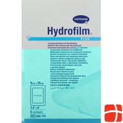 Hydrofilm Plus Wundverband Film 9x15cm Steril 5 Stück