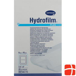 Hydrofilm Plus Wundverband Film 9x15cm Steril 25 Stück