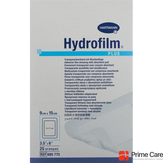 Hydrofilm Plus Wundverband Film 9x15cm Steril 25 Stück buy online