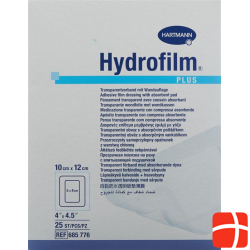 Hydrofilm Plus Wundverband Film 10x12cm Steril 25 Stück