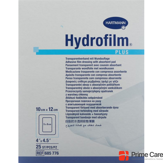 Hydrofilm Plus Wundverband Film 10x12cm Steril 25 Stück buy online