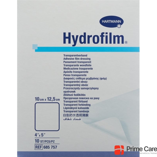 Hydrofilm Wundverband Film 10x12.5cm Steril 10 Stück buy online