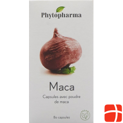 Phytopharma Maca Kapseln 409mg Pflanzlich 80 Stück