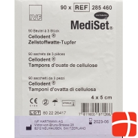 Mediset Cellodent Tupfer 4x5cm Steril 90 Beutel 3 Stück