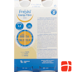 Frebini Energy Fibre Drink Vanille 4x 200ml