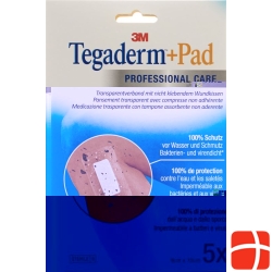 3M Tegaderm + Pad 9x10cm / Wundkissen 4.5x6cm 5 Stück