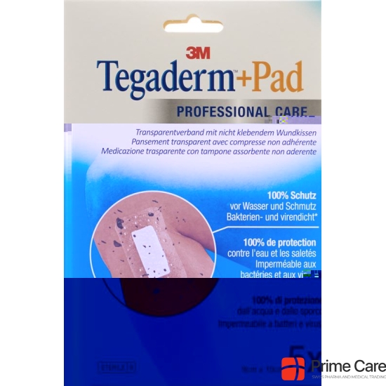 3M Tegaderm + Pad 9x10cm / Wundkissen 4.5x6cm 5 Stück buy online