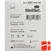 Mediset Rundtupfer 4cm 24x 4 Stück