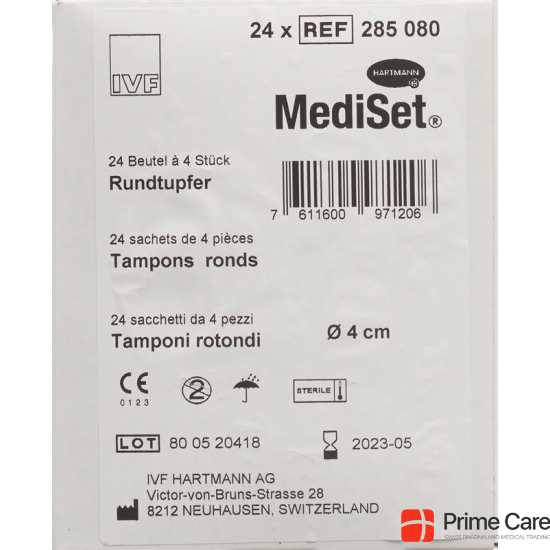 Mediset Rundtupfer 4cm 24x 4 Stück buy online