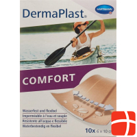 Dermaplast Comfort Quick Bandage 6cmx10cm 10 Pieces