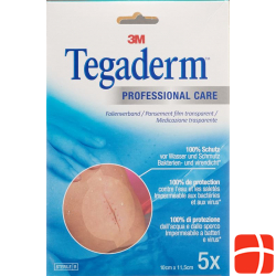 3M Tegaderm Transparentverband 10x11.5cm Oval 5 Stück