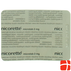 Nicorette 2mg 100 Sublingualtabletten