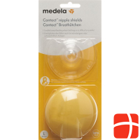 Medela Contact Brusthuetchen L 24mm 1 Paar mit Box