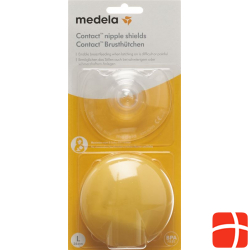Medela Contact Brusthuetchen L 24mm 1 Paar mit Box