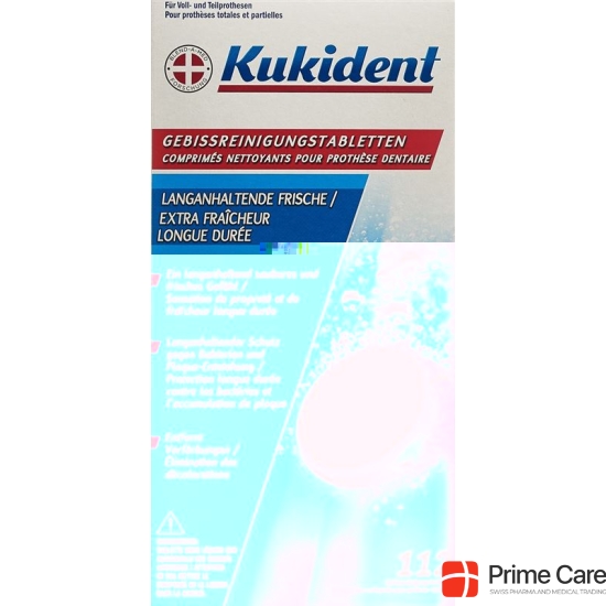 Kukident Reinigungs-Tabs Langanhaltende Frische 112 Stück buy online