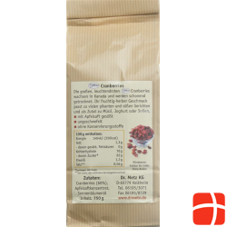 Dr. H. Metz Getrocknete Cranberries 250g