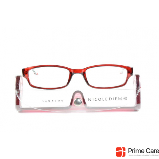 Nicole Diem Lesebrille San Remo Rot/cry 1.5 buy online