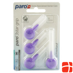 Paro 3Star-Grip 7mm Medium-Coarse Violett 4 Stück