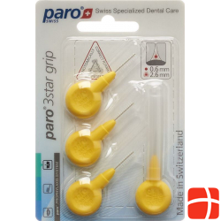 Paro 3star-Grip 2.6mm Gelb Zylin 4 Stück