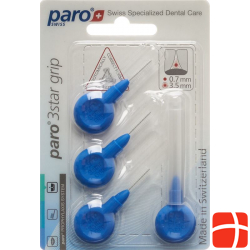 Paro 3Star-Grip 3.5mm X-fein Blau Zylin 4 Stück