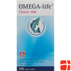 Omega-life 500mg 120 Kapseln