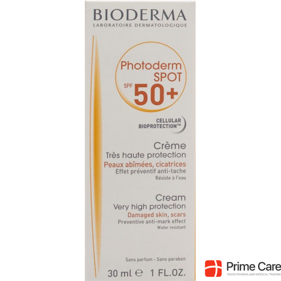 Bioderma Photoderm Spot Creme Sonnenschutzfaktor 50+ 30ml buy online