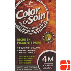 Color Et Soin Coloration Chatain Acajou 4m 135ml