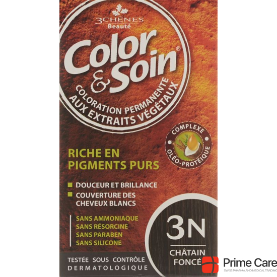 Color Et Soin Coloration Chatain Fonce 3n 135ml buy online