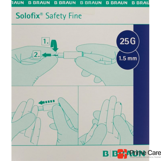 Solofix Safety Fine Einmallanzetten 25Gx1.5mm 200 Stück buy online