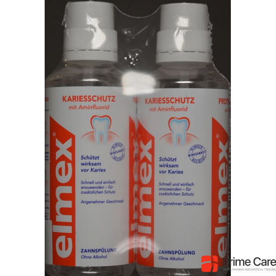 Elmex Fluorid Zahnspülung Duo 2x 400ml buy online