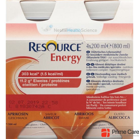 Resource Energy Aprikose 4x 200ml buy online