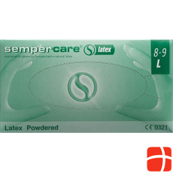 Sempercare Handschuhe L Latex Gepudert 100 Stück